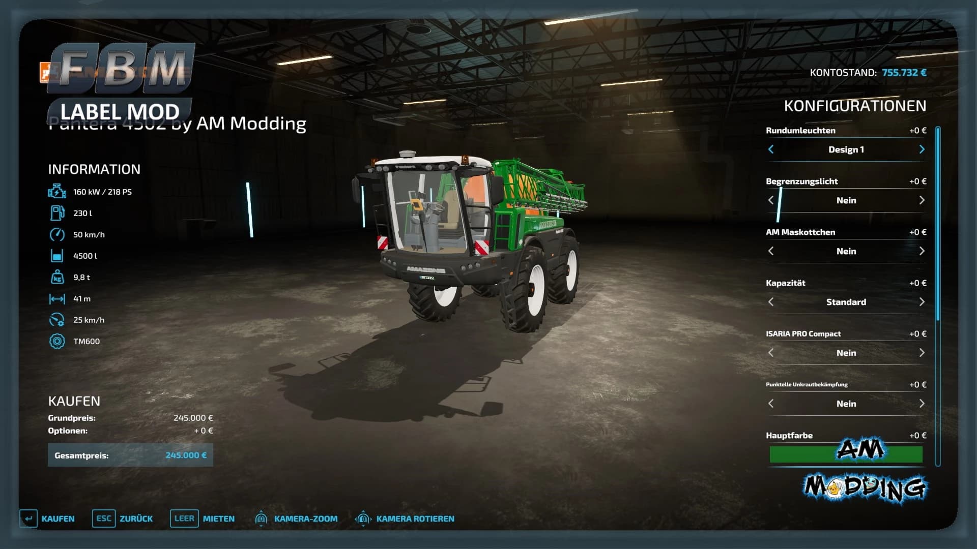 AMAZONE PANTERA 4502 4