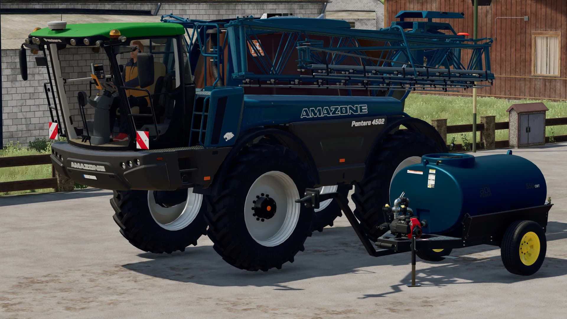 AMAZONE PANTERA 4502 & ABI 550 CWT TANK