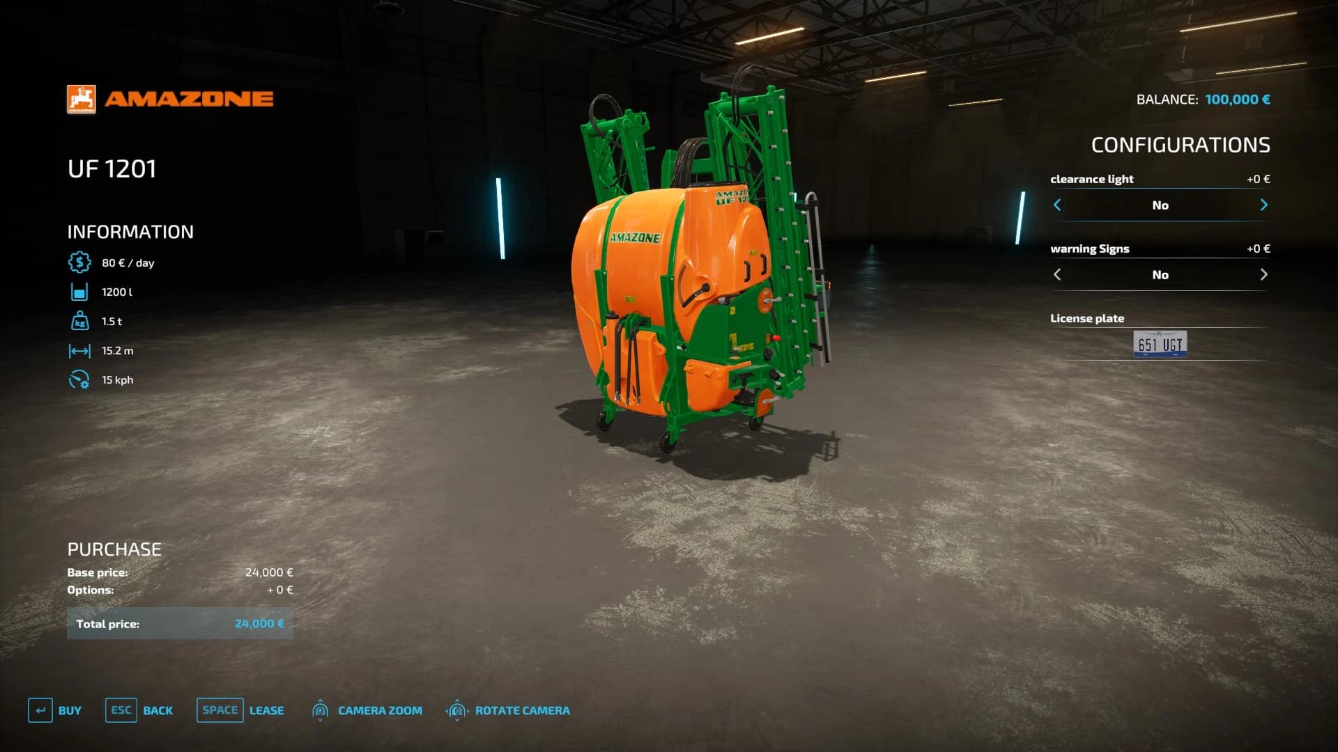AMAZONE SPRAYER