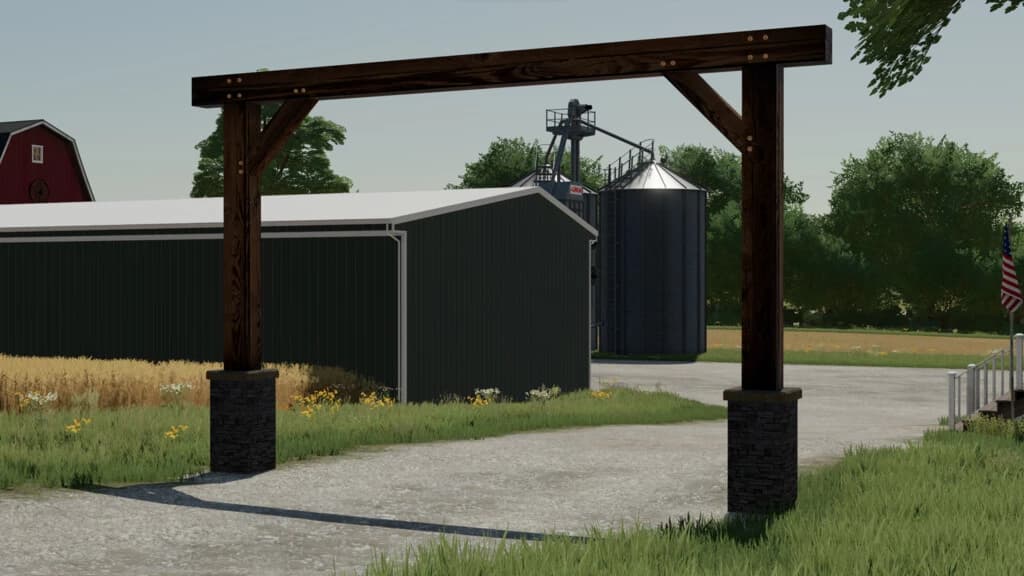 AMERICAN RANCH GATE ENTRANCE 2