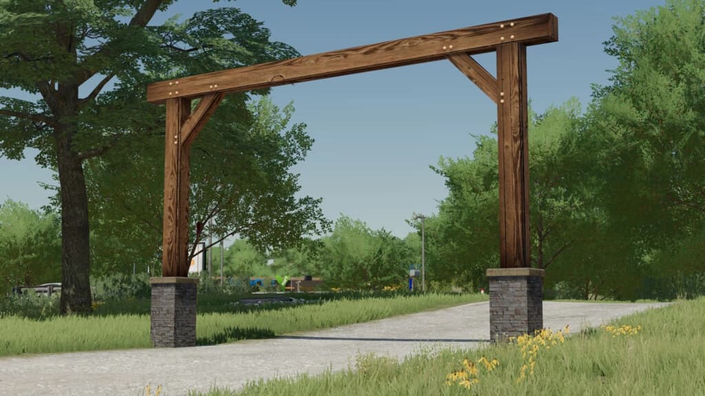 AMERICAN RANCH GATE ENTRANCE