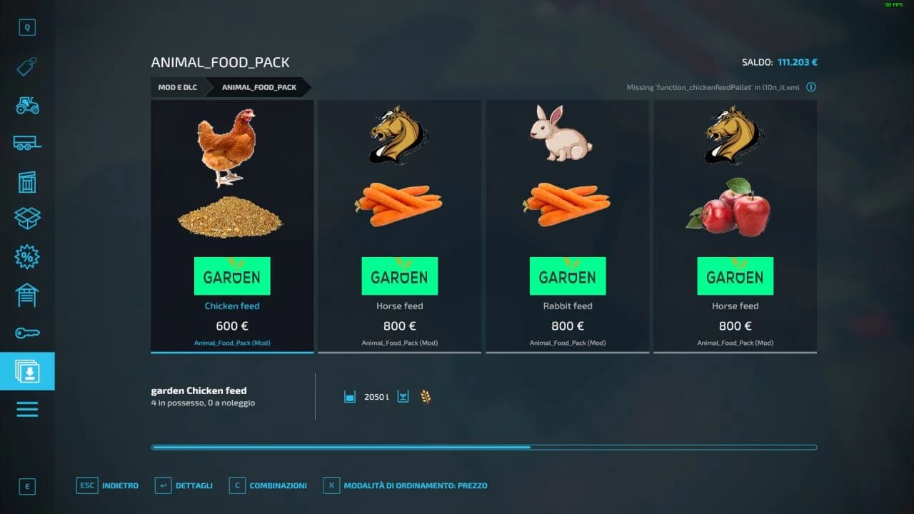 ANIMAL FOOD PACK 4