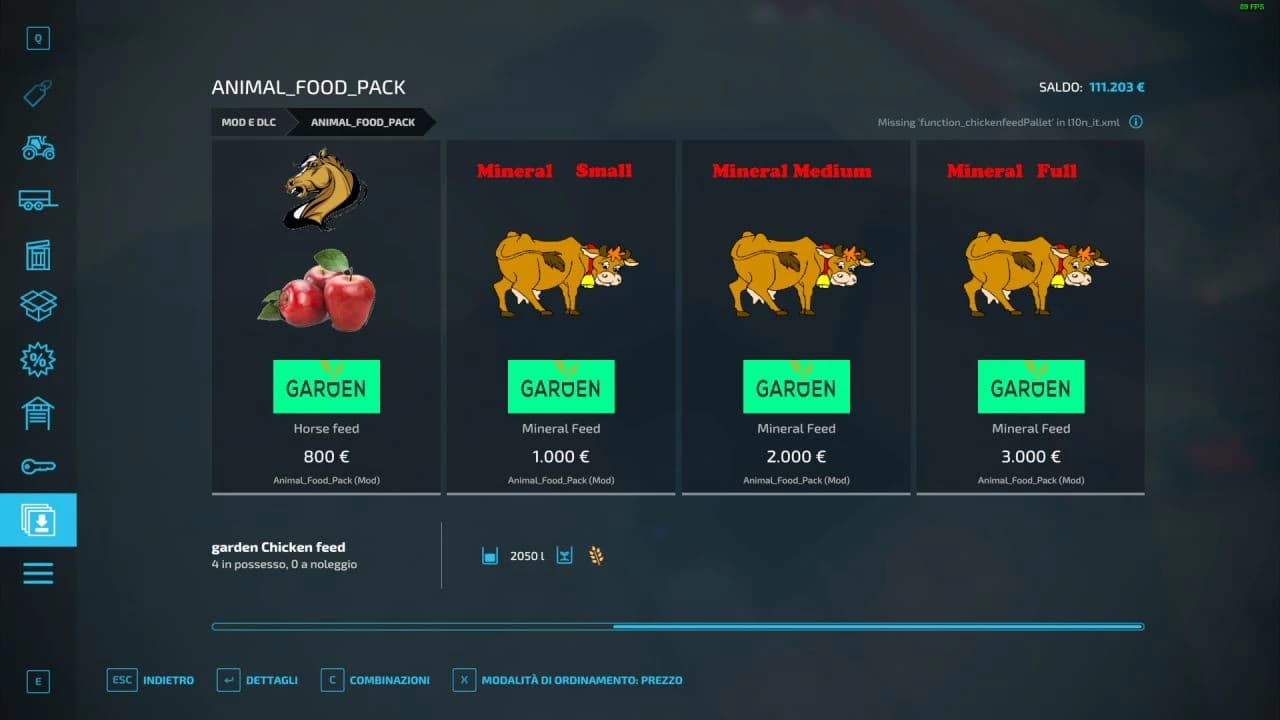 ANIMAL FOOD PACK