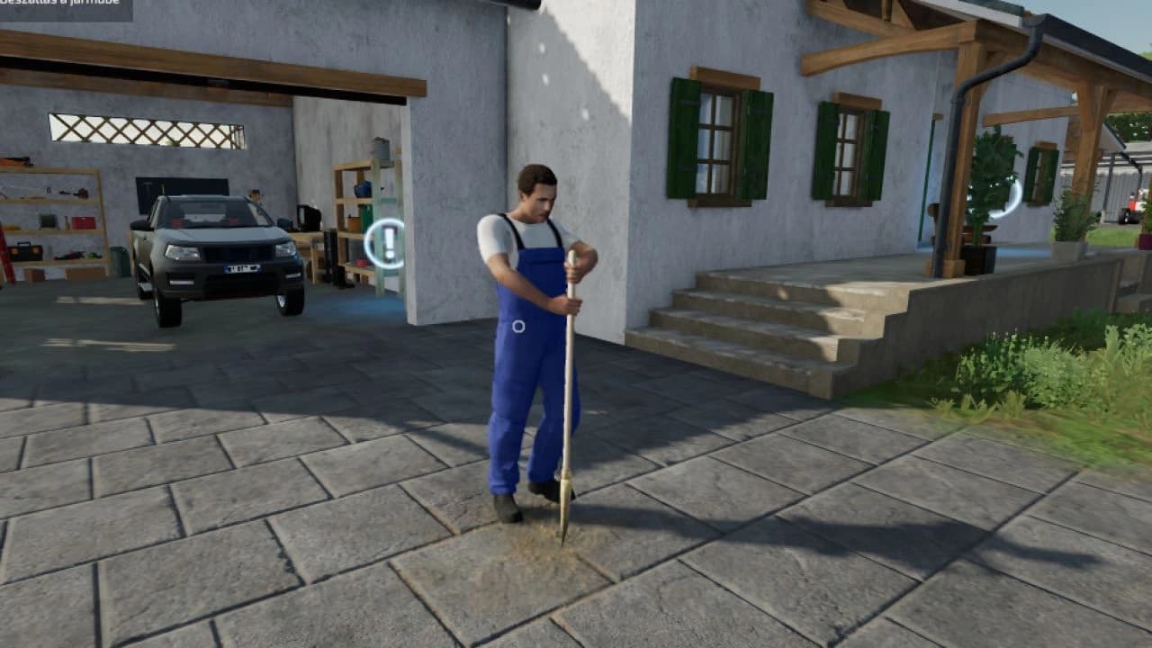 ANIMATED MAN WITH A BROOM