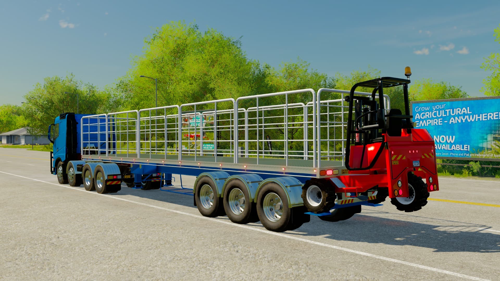 Australian Moffett Semi Trailer 3