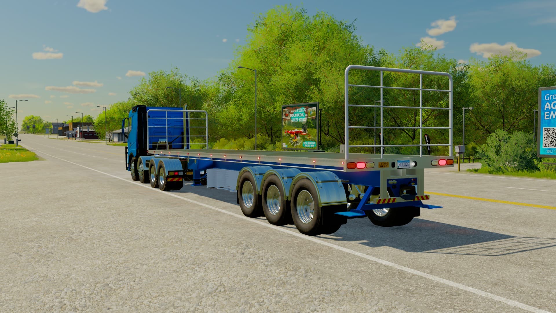 Australian Moffett Semi Trailer