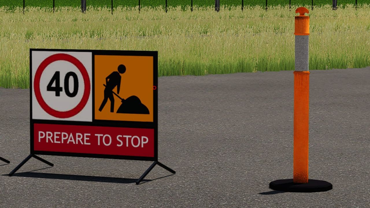 Australian Road Work Sign Pack 2