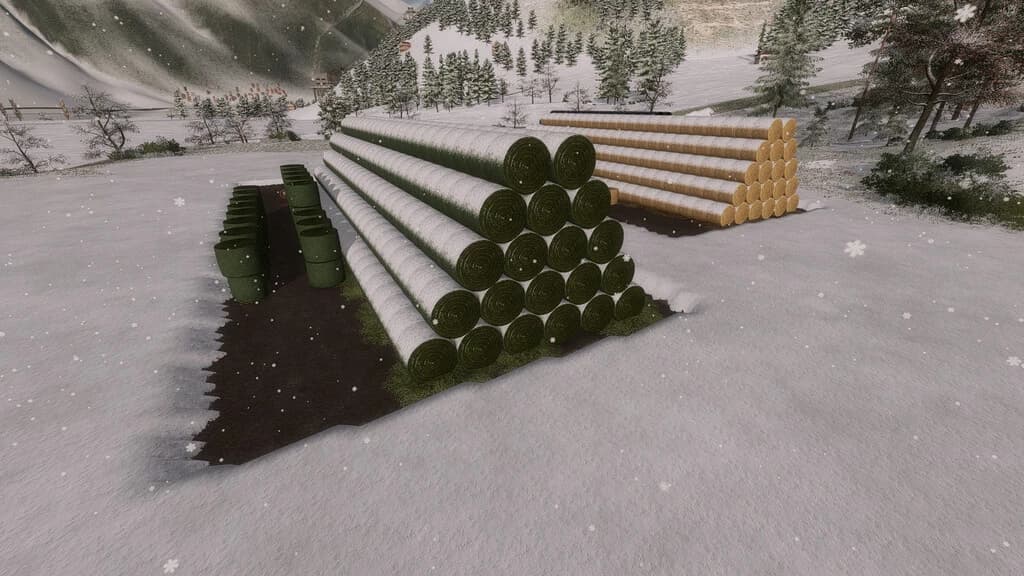 Automatic Round Bale Stacks 2