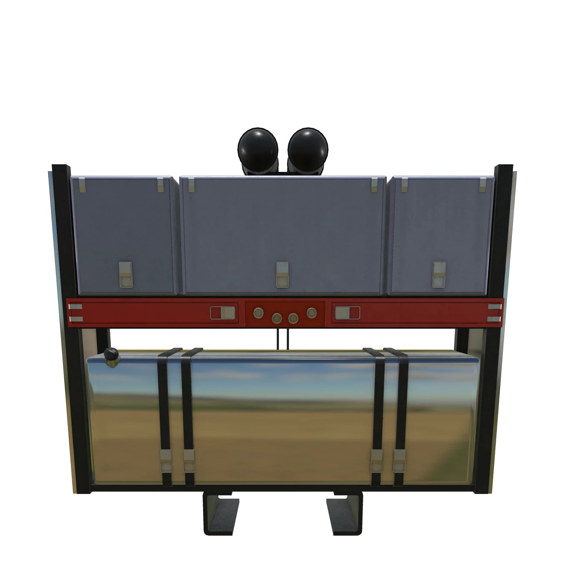 BACK RACK FOR SEMI TRUCK 3