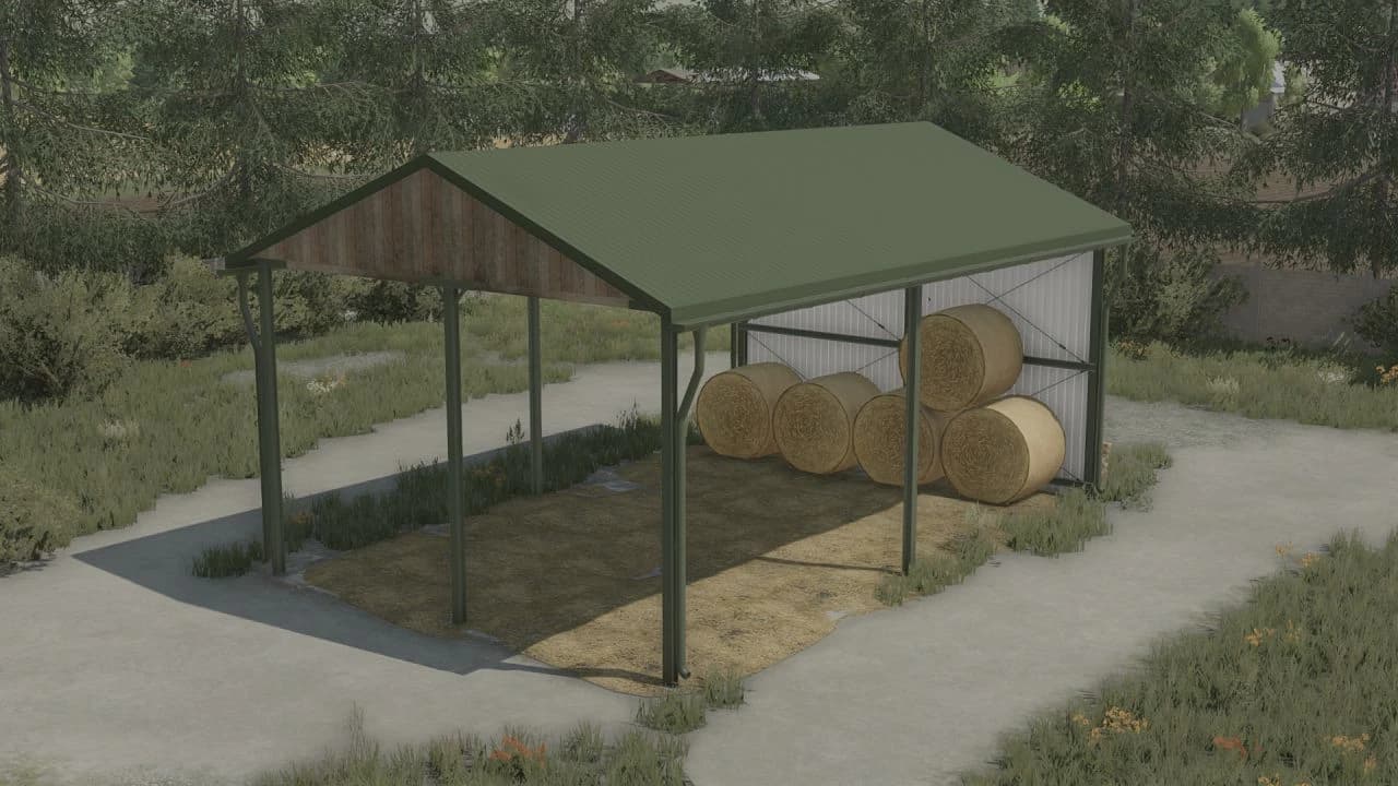 BALE STORAGE SHED