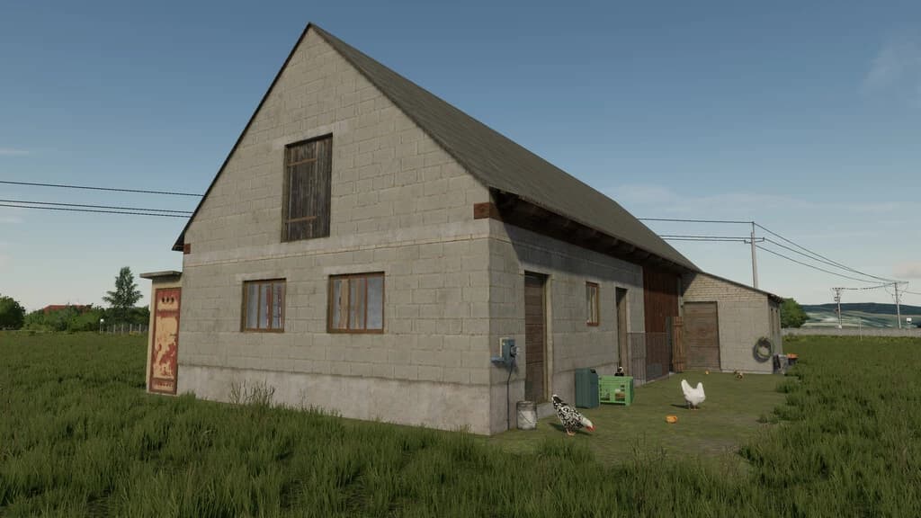 BARN WITH CHICKEN COOP 2