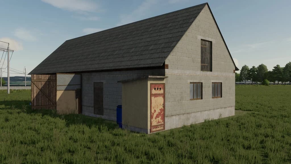 BARN WITH CHICKEN COOP