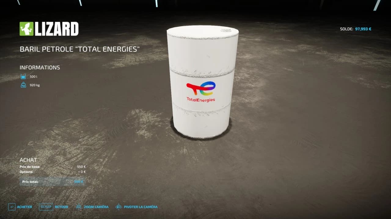 BARREL OF OIL TOTAL ENERGIES 2