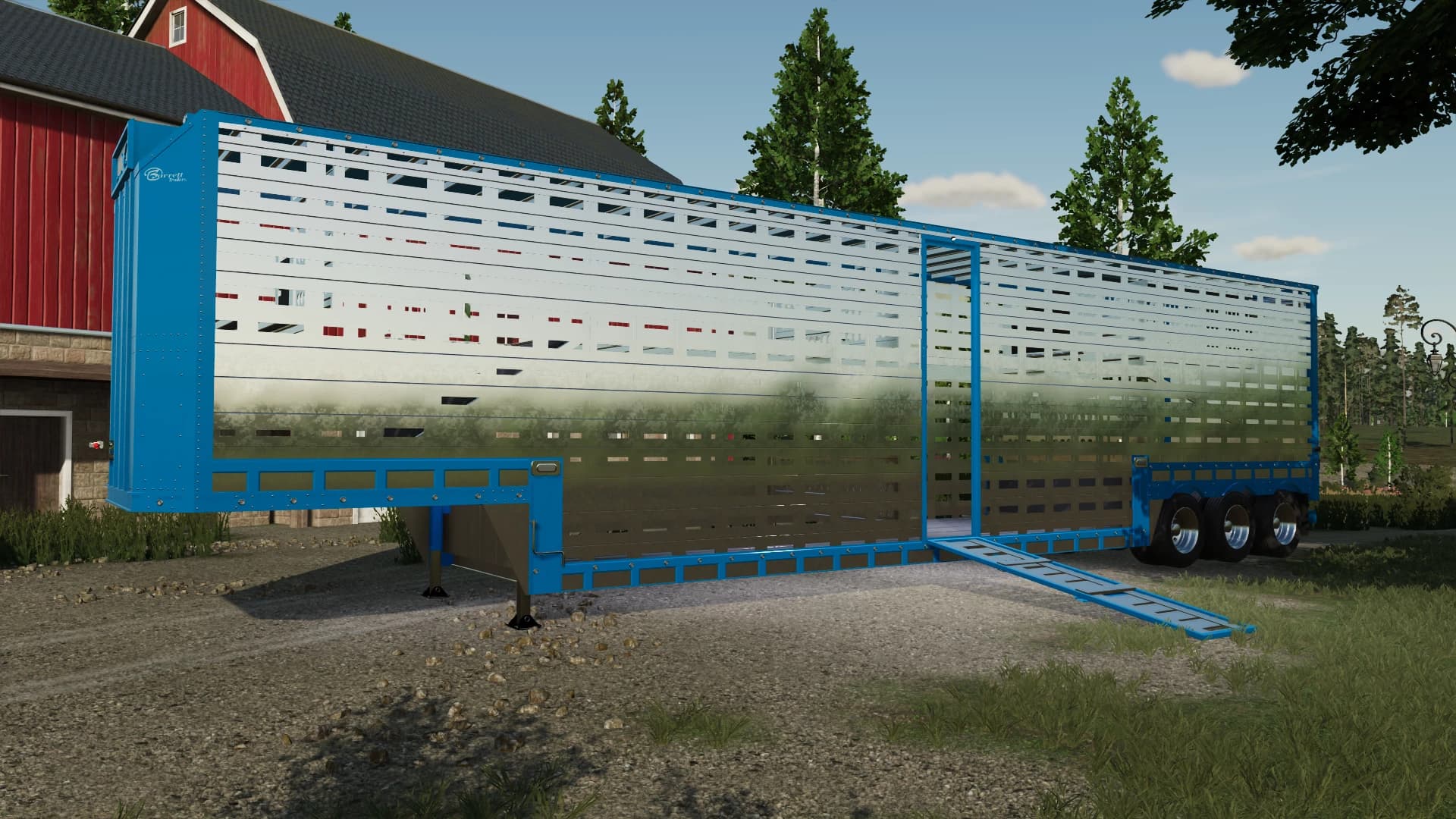 BARRET LIVESTOCK TRAILER 2