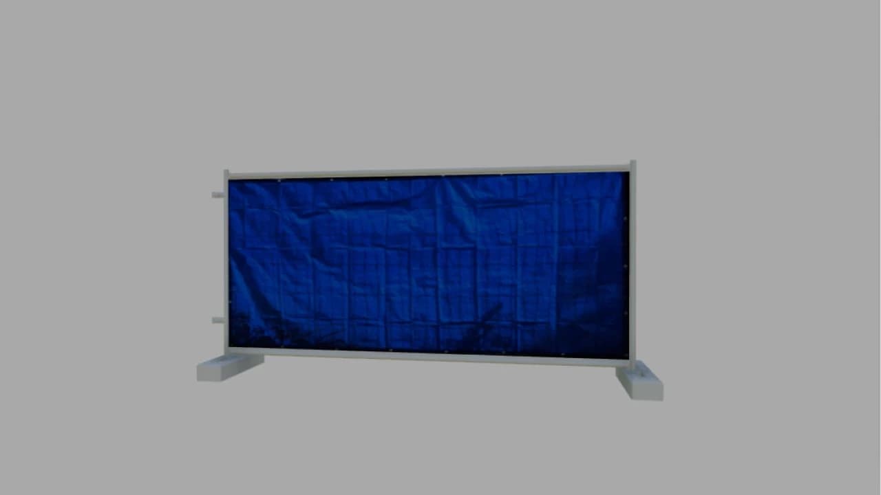 BARRIER (BLUE TARPAULIN / BREAK DANCE)