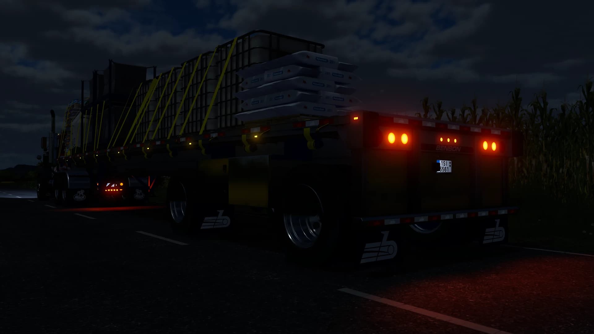 BENSON 48FT FLATBED TRAILER AUTOLOAD 2