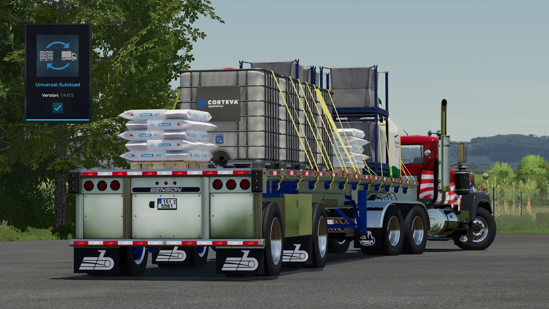 BENSON 48FT FLATBED TRAILER AUTOLOAD
