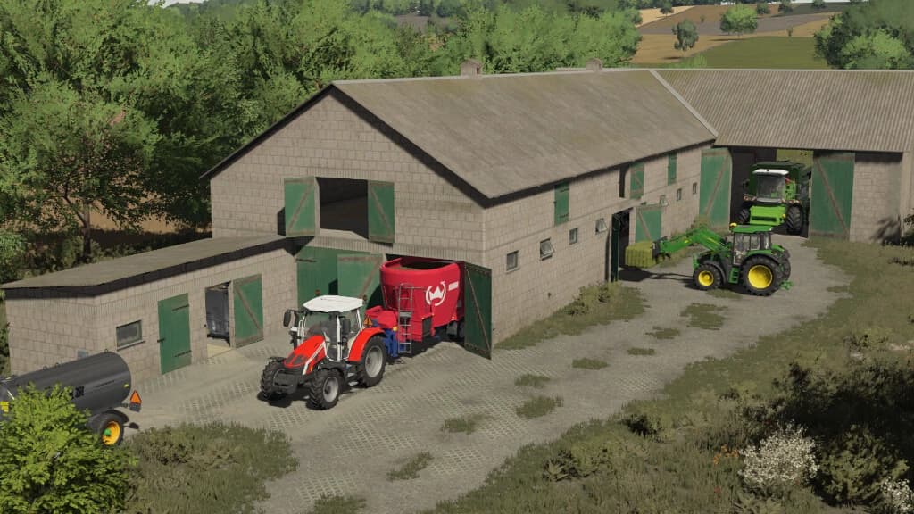BIG WHITE COW BARN 3