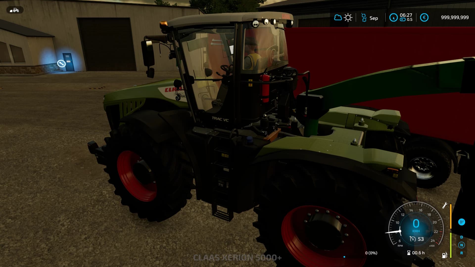BIG BUD 450 / CLAAS 5000 AND TRAILER 2