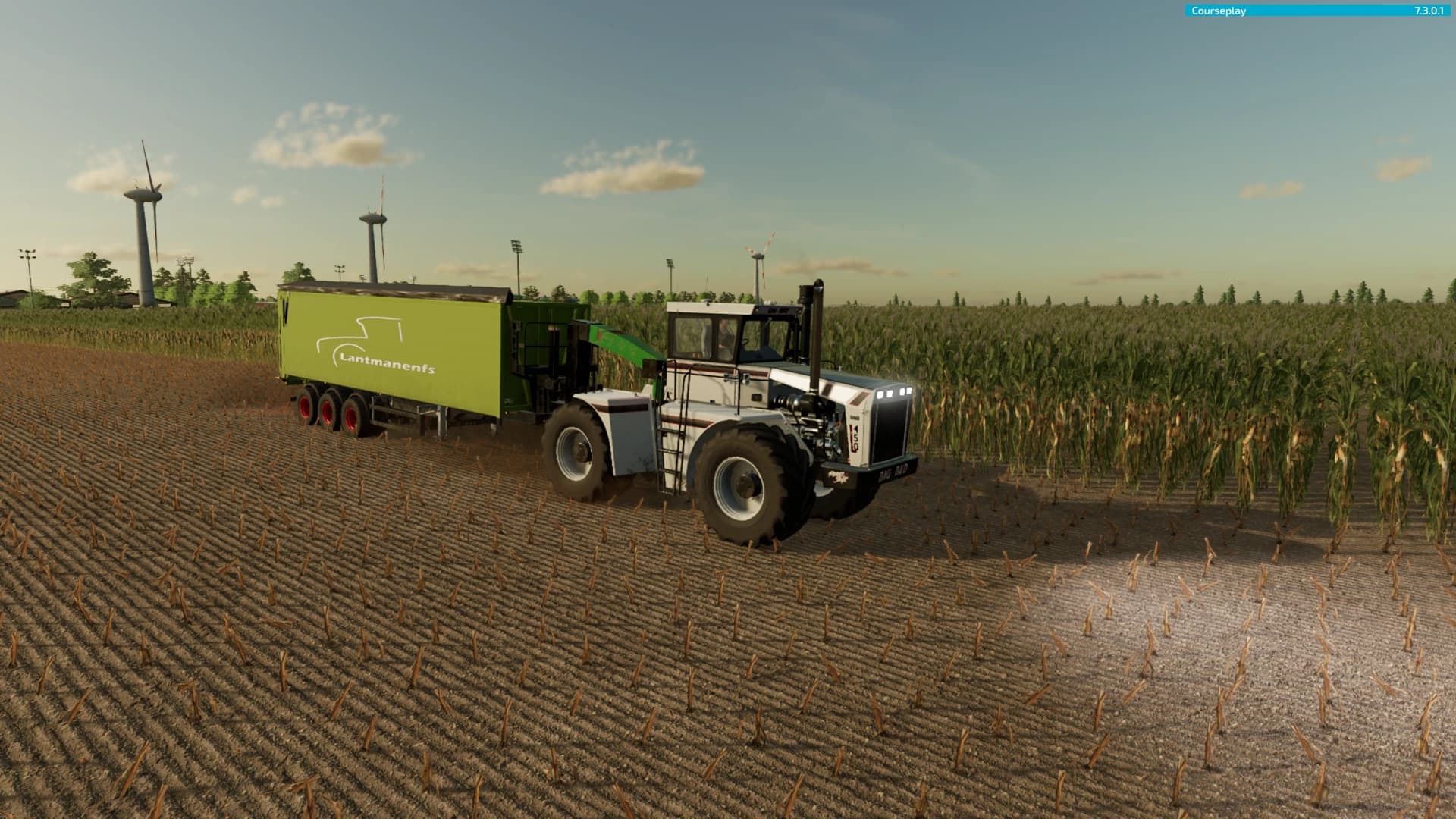 BIG BUD 450 / CLAAS 5000 AND TRAILER