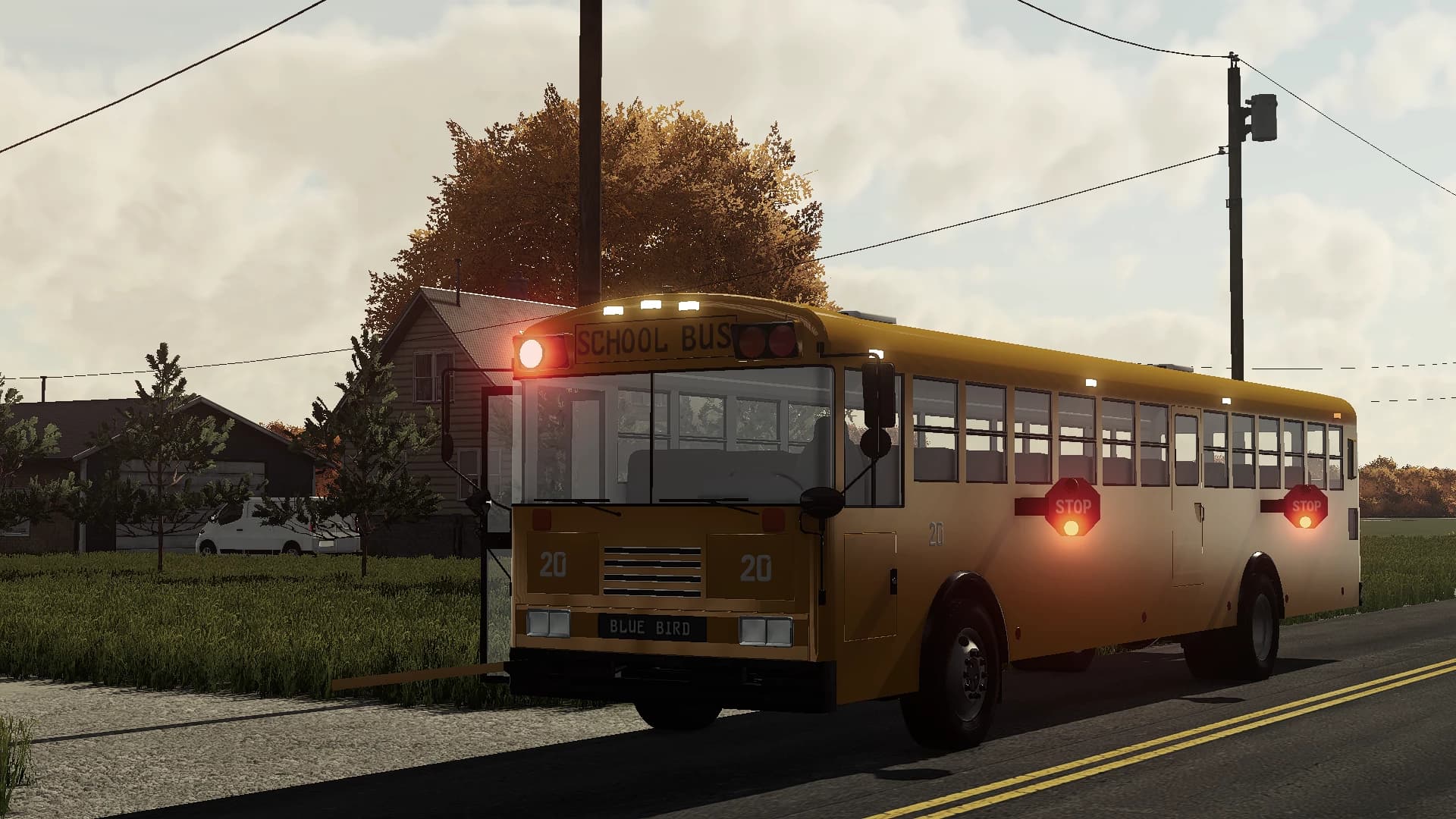 BLUE BIRD SCHOOL BUS 5