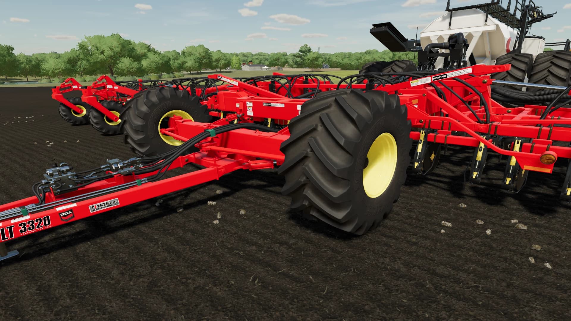 BOURGAULT 3320 & AIR CART - INVERTED TIRES 2