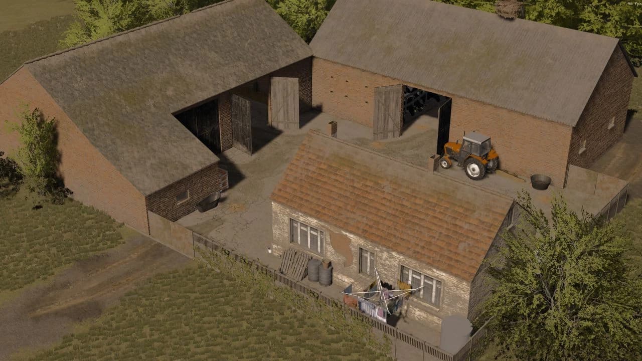 BRICK FARM WITH COWS 4