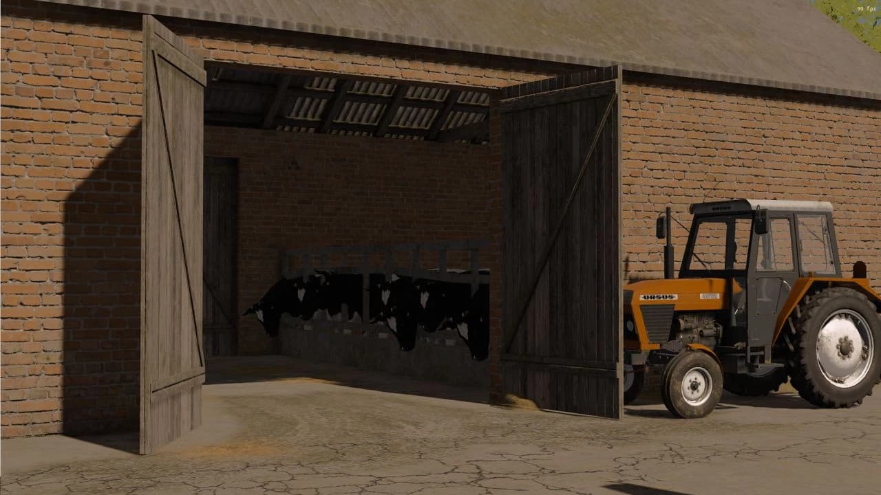BRICK FARM WITH COWS 3