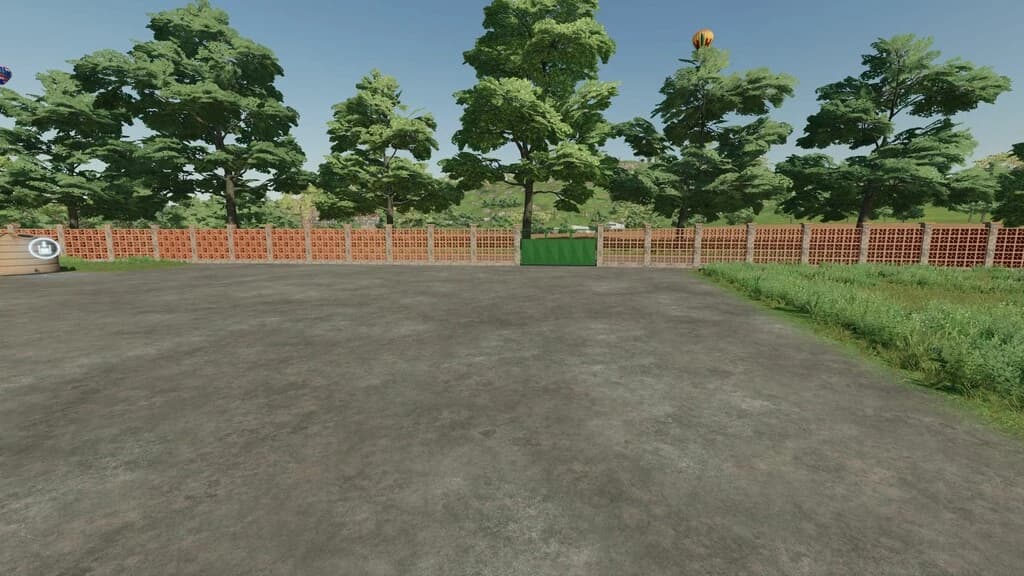 BRICK FENCE AND METAL GATE 2