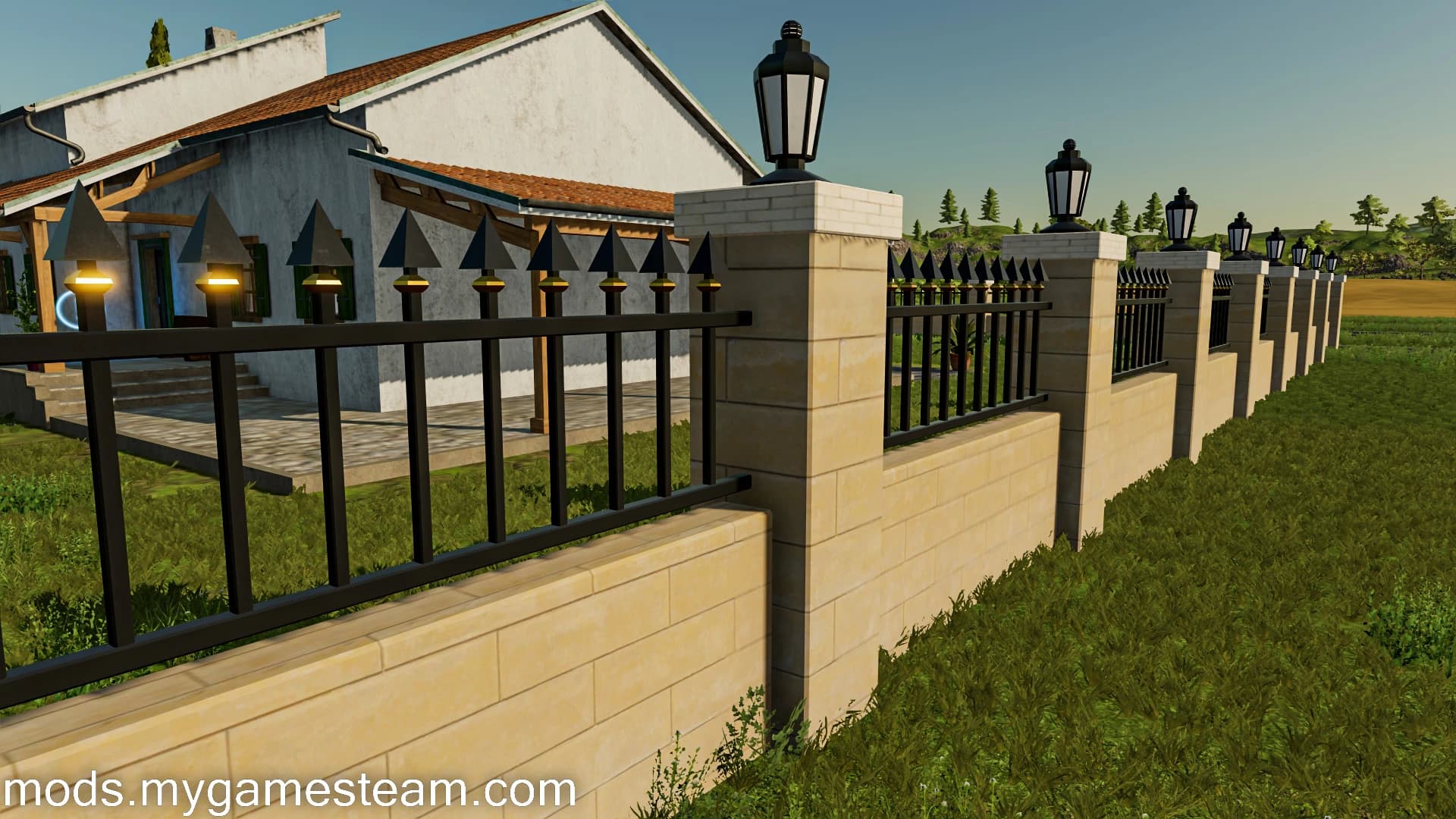 BRICK FENCE PACK 5