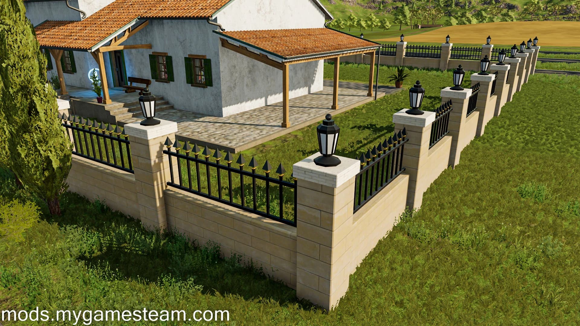 BRICK FENCE PACK 2