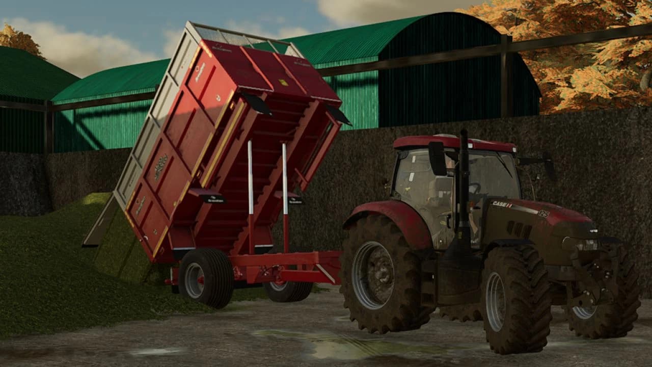 BROUGHAN 1 AXLE GRAIN / SILAGE TRAILER 5