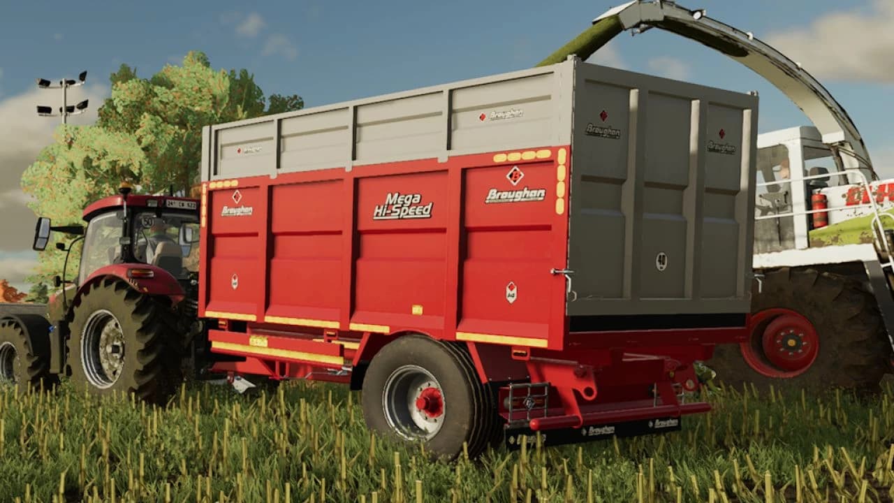 BROUGHAN 1 AXLE GRAIN / SILAGE TRAILER 3