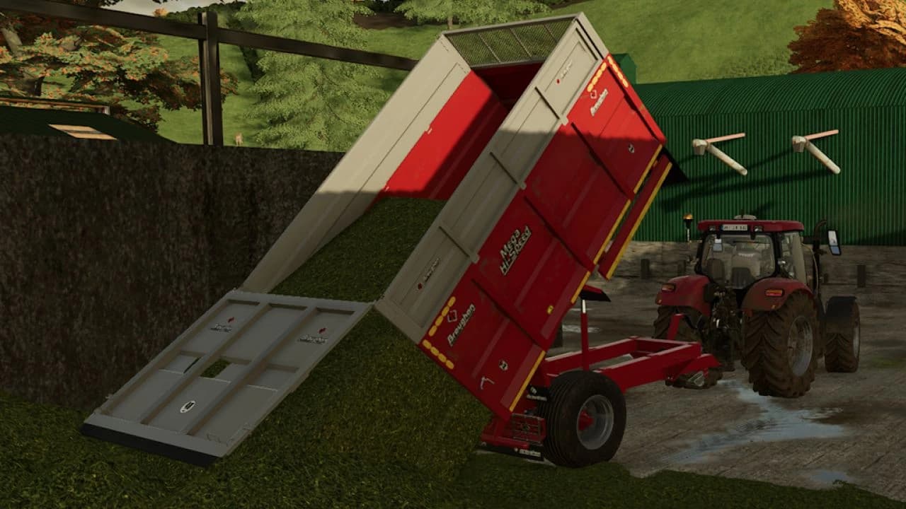 BROUGHAN 1 AXLE GRAIN / SILAGE TRAILER