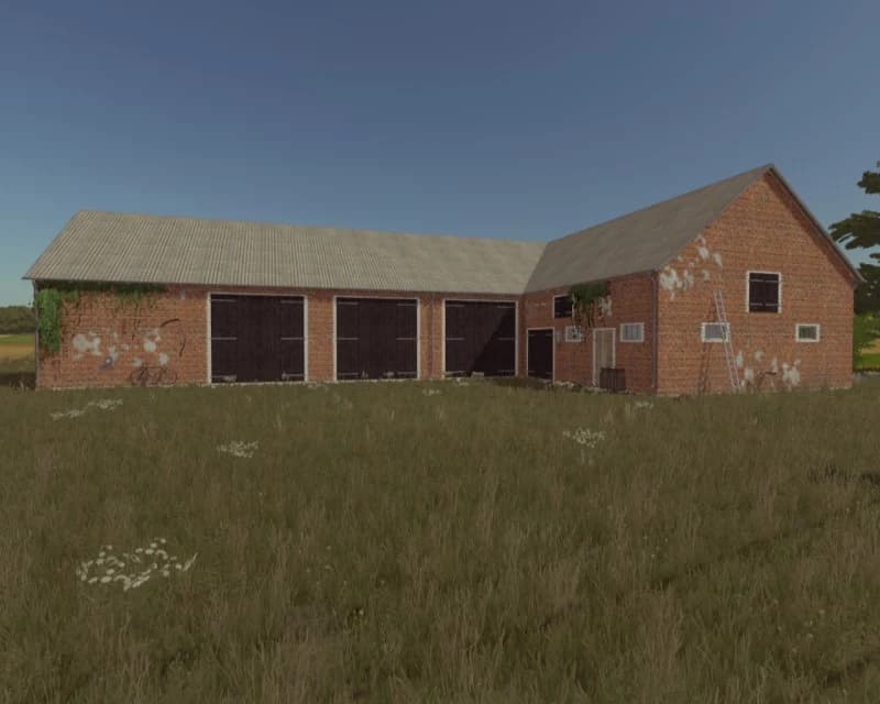 BUILDINGS WITH COWS