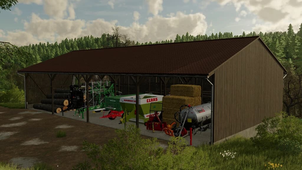 BUNKER SILO WITH ROOF 3