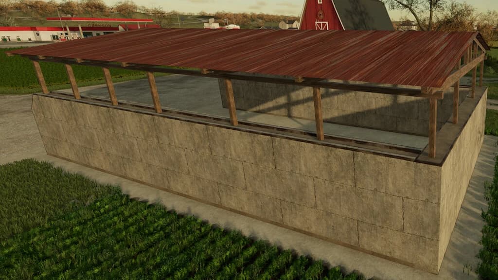 BUNKERSILO WITH ROOF