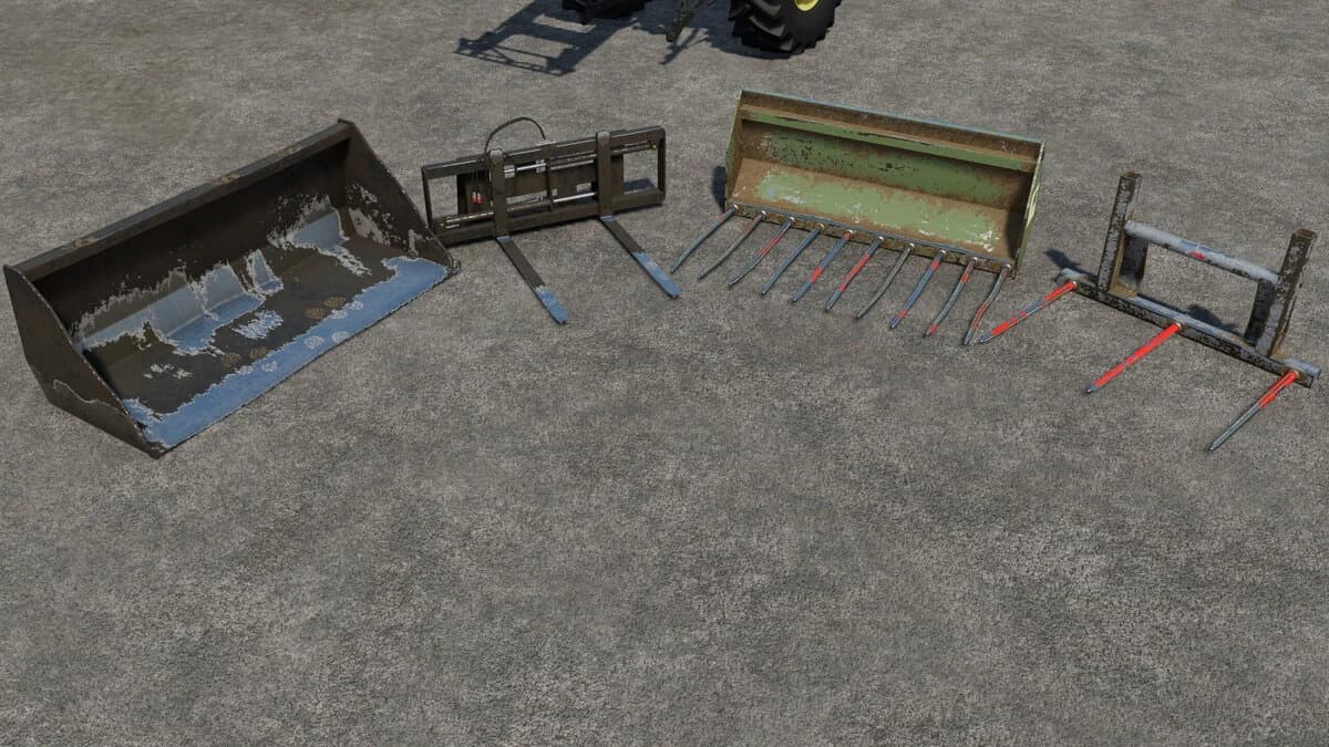 Baas Frontloader Tool Set 3