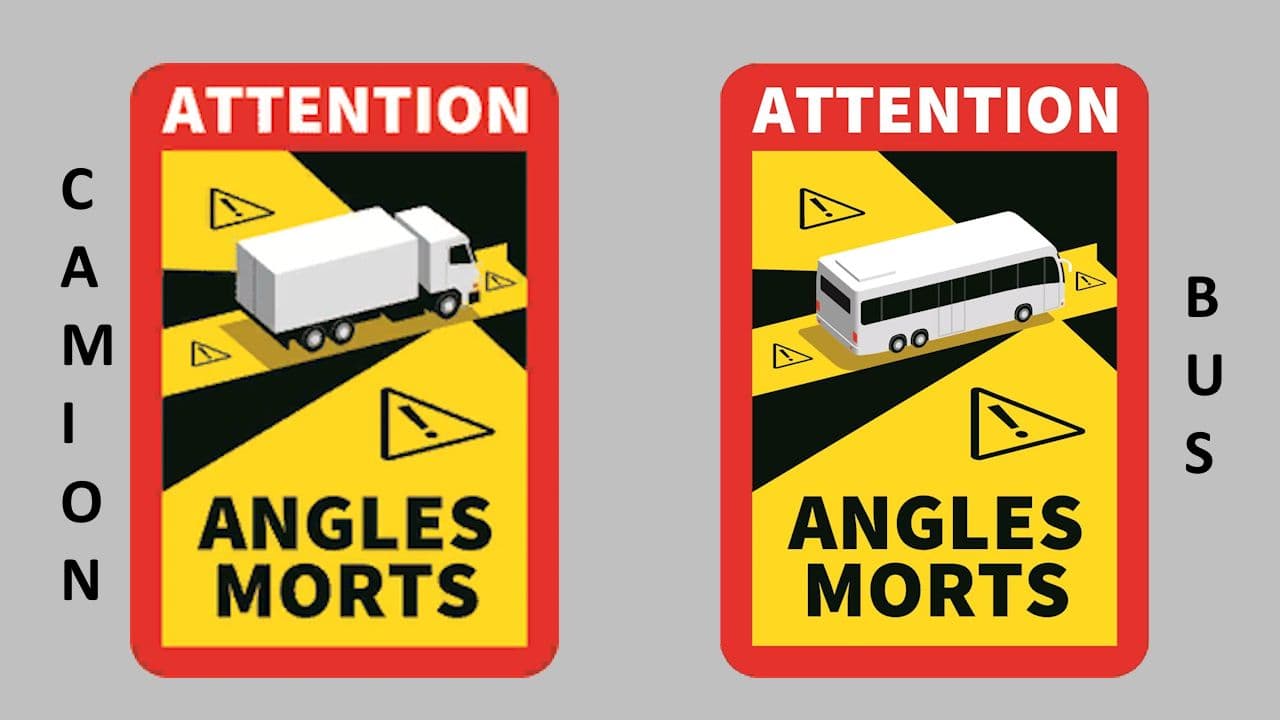 Blind spots sticker x4 2