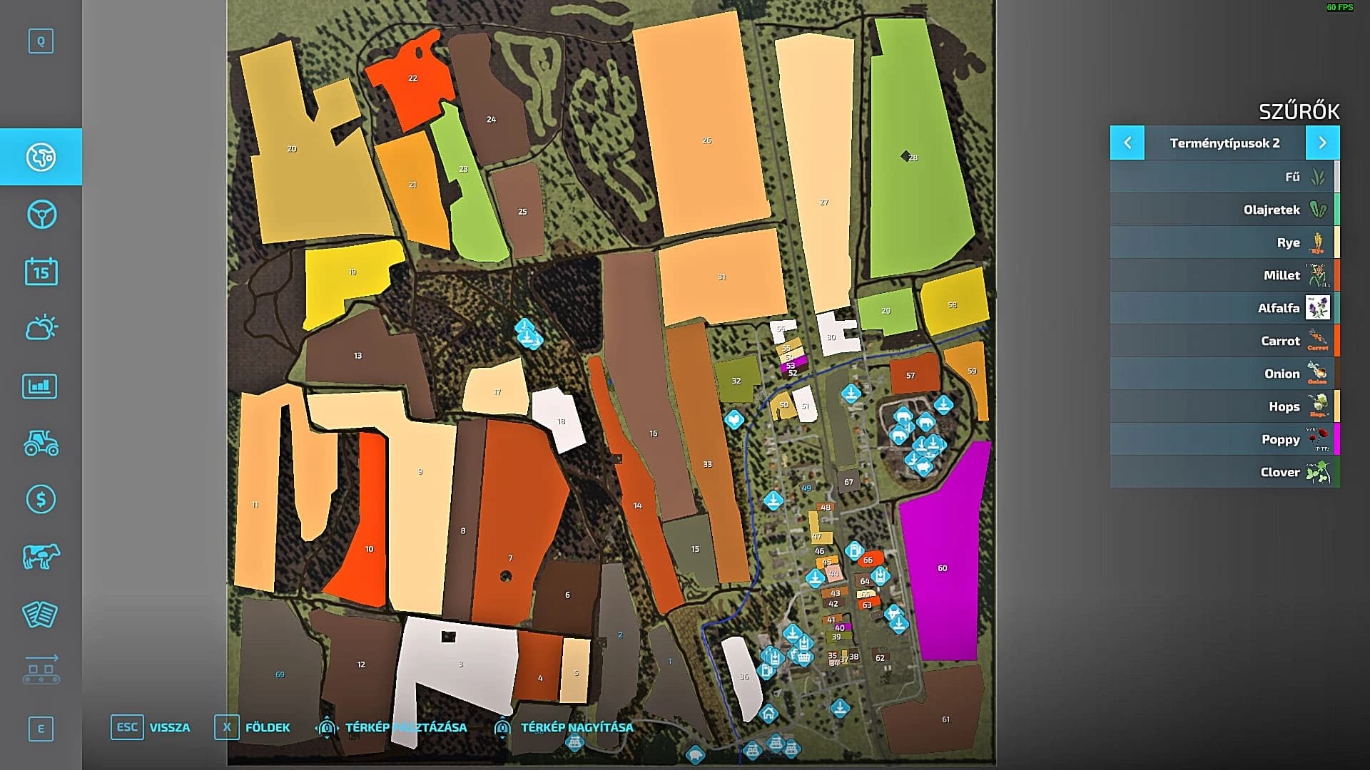 Böhönye Multifruit map