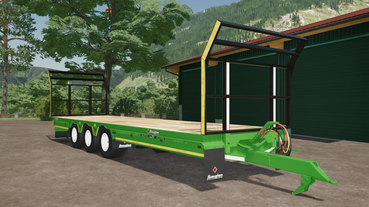 Broughan 32F bale trailer 3