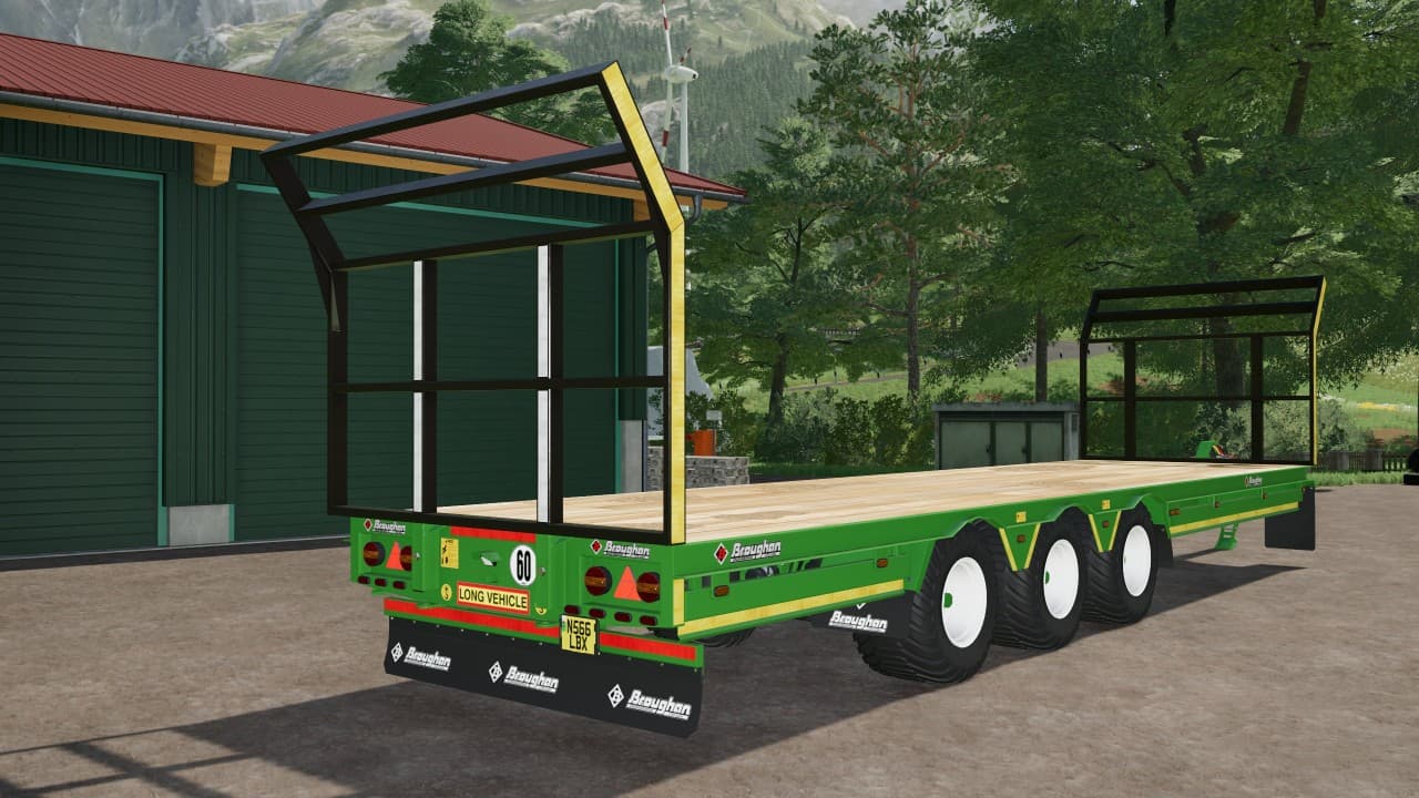 Broughan 32F bale trailer 2