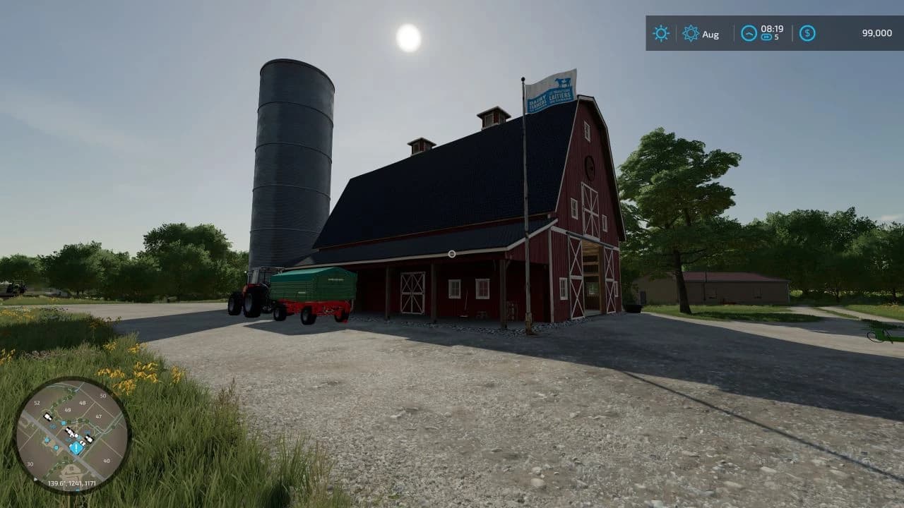 CANADIAN DAIRY FLAG PLACEABLE 2
