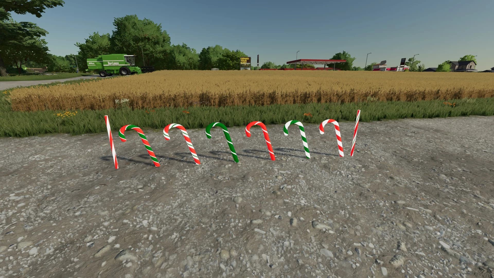 CANDY CANE FENCE 3
