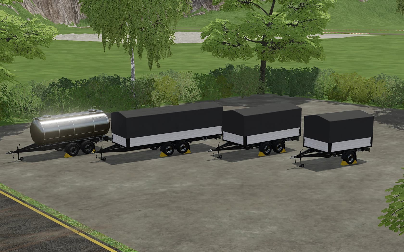 CAR TRAILERS PACK 5
