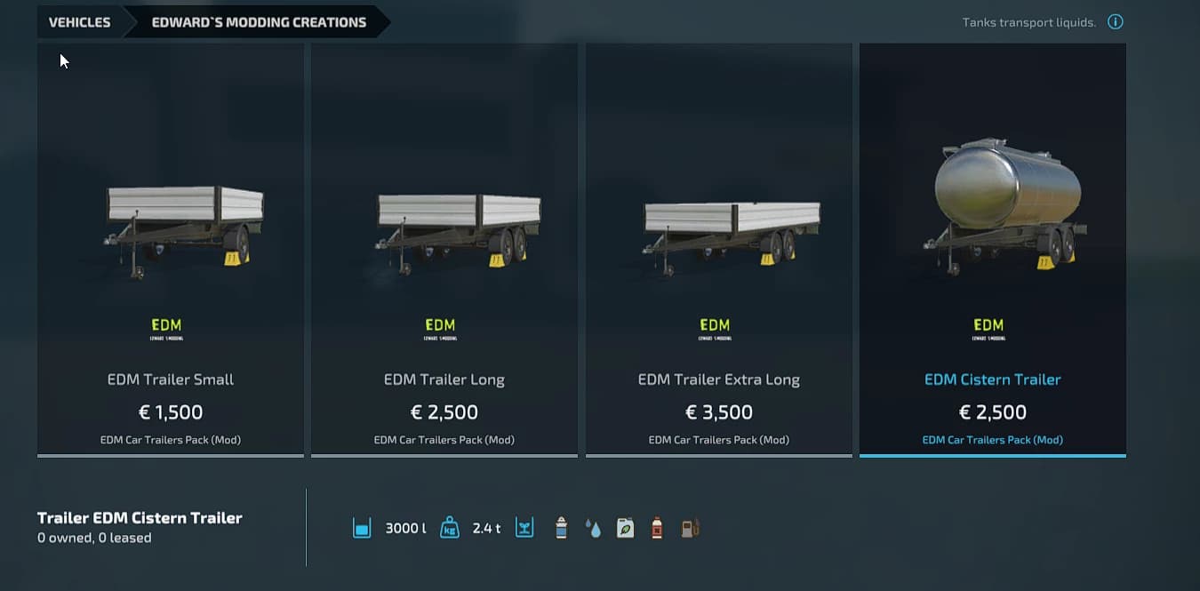 CAR TRAILERS PACK