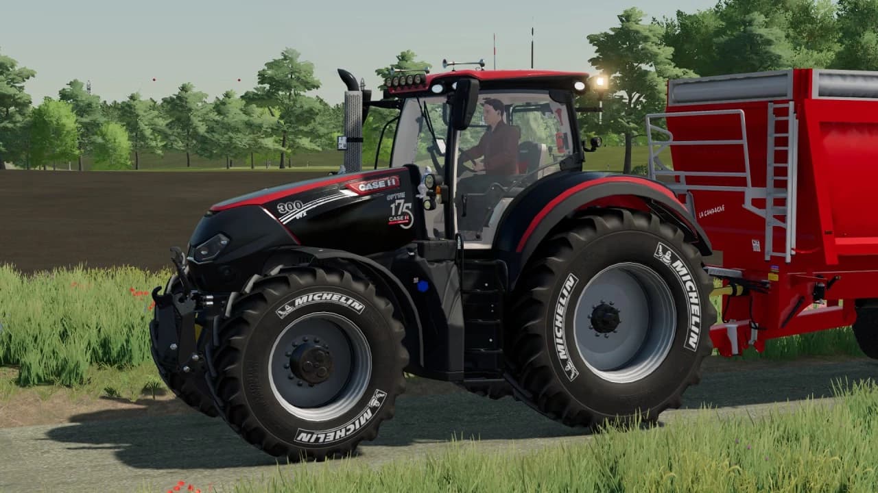CASE IH OPTUM BLACK/RED EDITION 3