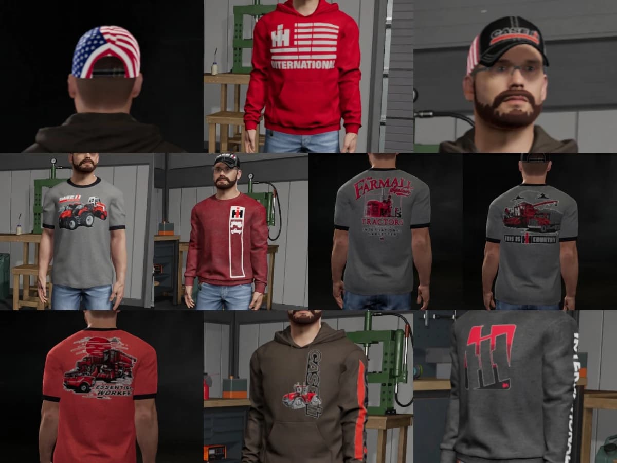CASE IH THEMED CLOTHING PACK