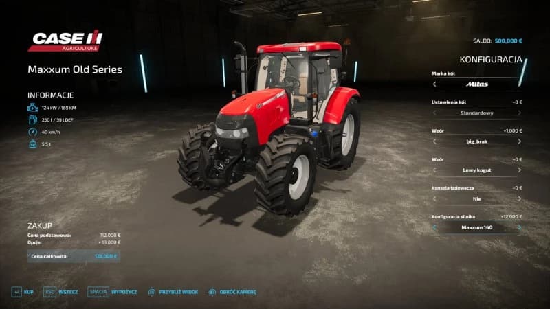CASE MAXXUM OLD 115-140 4