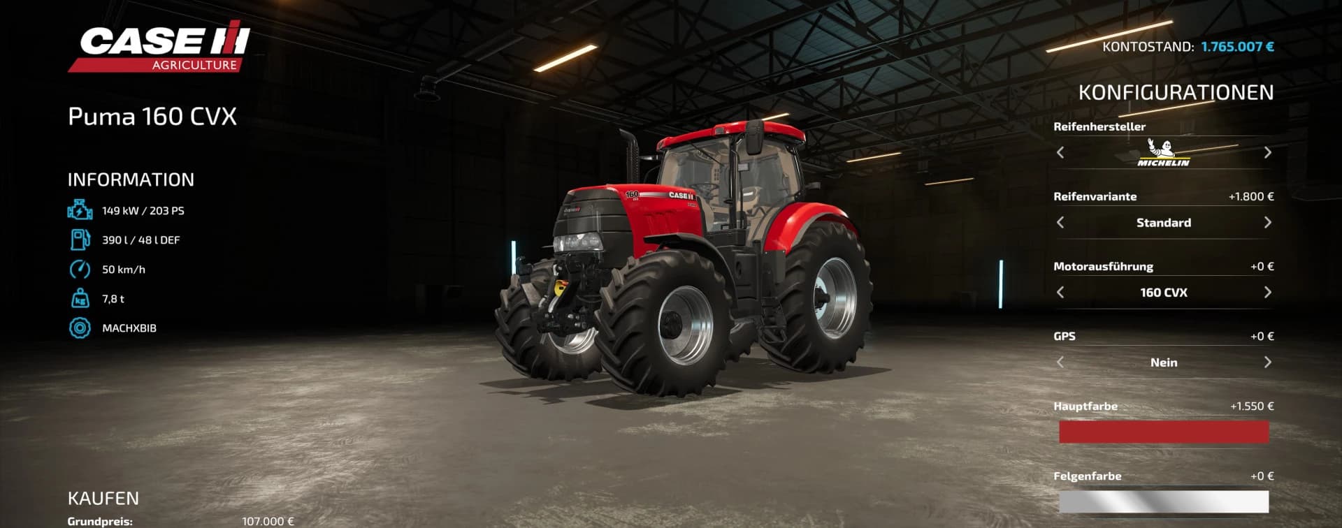 CASE PUMA 160 CVX 3